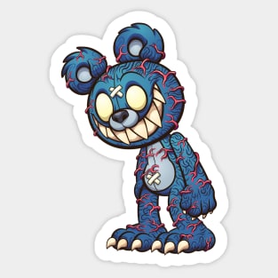 Scary Teddy bear Sticker